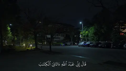 ﴿ قَالَ إِنِّى عَبْدُ ٱللَّهِ ءَاتَانِىَ ٱلْكِتَٰبَ وَجَعَلَنِى نَبِيًّا ﴾  [ سورة مريم - القارى ريان ] ____________________________ #quran #quran_alkarim #قران_كريم #تلاوة_خاشعة #القارئ_ريان 