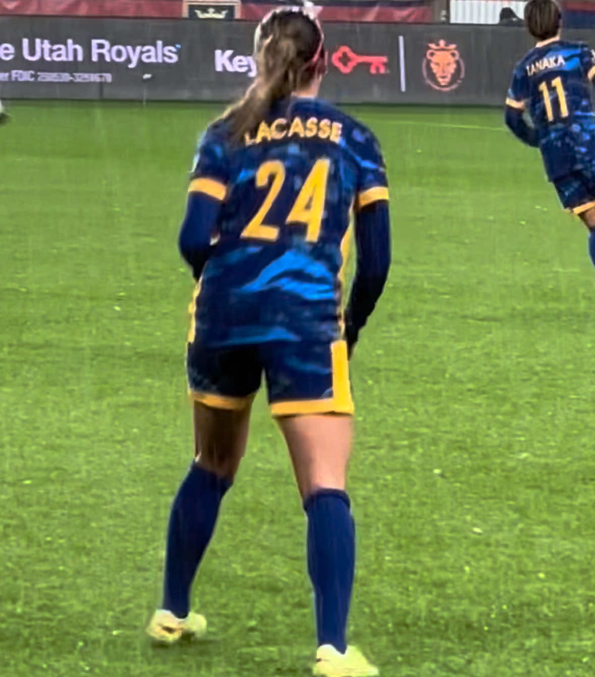 It was a rainy and cold game but so glad I got to see my girl again🥹🥰 #cloelacasse #utahroyals #nwsl #arsenalwfc #woso 