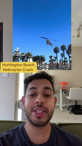 Helicopter crash at Huntington Beach #huntingtonbeach #truecrimecommunity #truecrimetok #fyp #foryou 