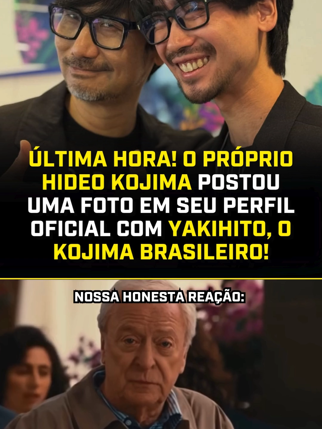 O ENCONTRO LENDÁRIO ACONTECEU, MEU DEUS DO CÉU! 🚨🚨#Kojima #BGS2025 #HideoKojima