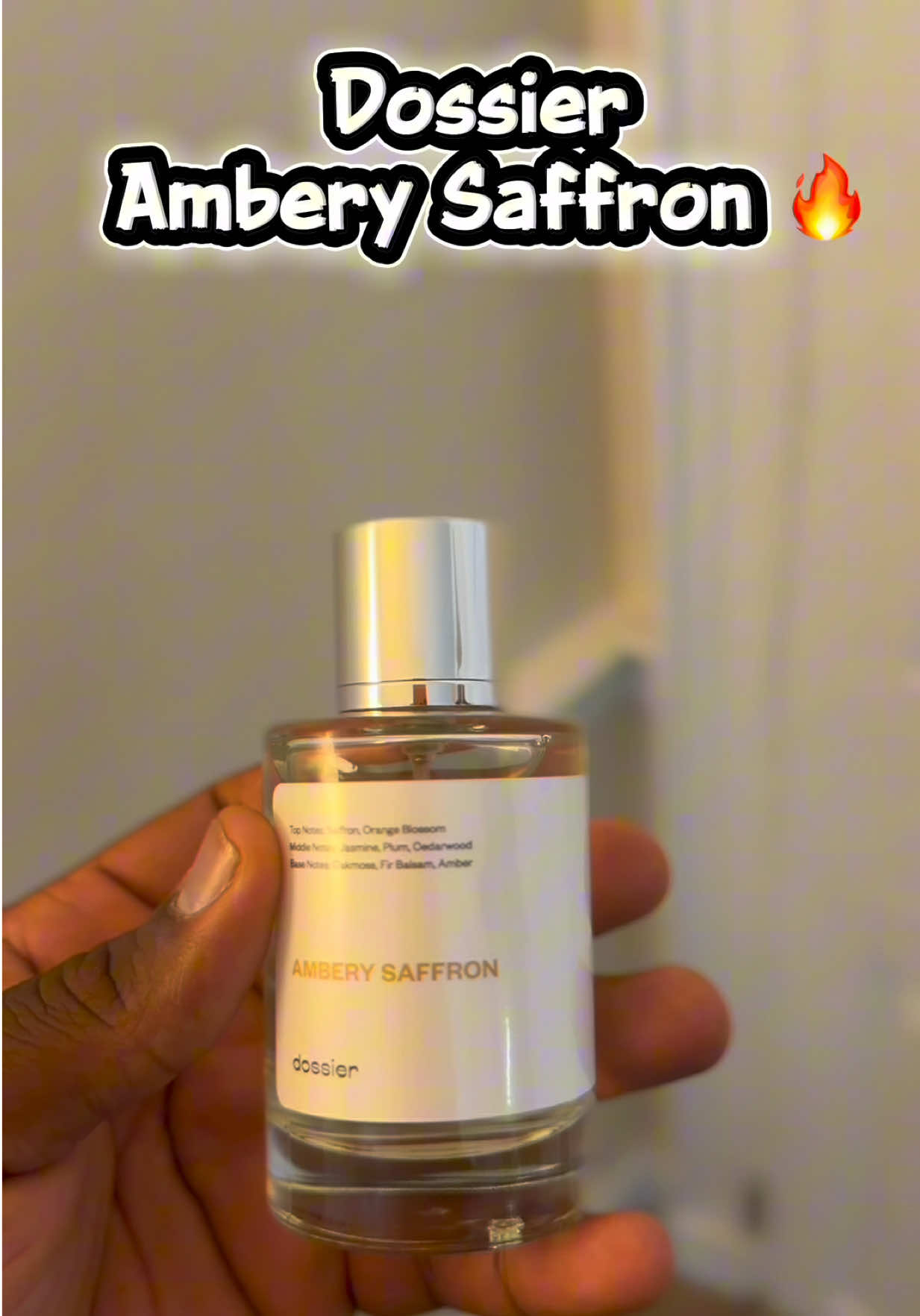 Dossier Ambery Saffron  540 For Less @Dossier Perfume  #fyp #fragrance #fragrancetok #perfume #perfumetiktok 