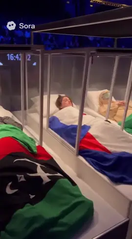 مسابقه النوم لاول مره في العالم😴 . . . . . . . . . . #soraai #explor #fyp #sora2 #الشعب_الصيني_ماله_حل😂😂 