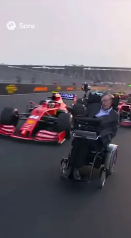 stephen hawking joins f1 race #formula1 #ai 
