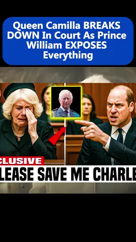 Queen Camilla BREAKS DOWN In Court As Prince William EXPOSES Everything #breakingnews #viral #fyp #camilla #william 
