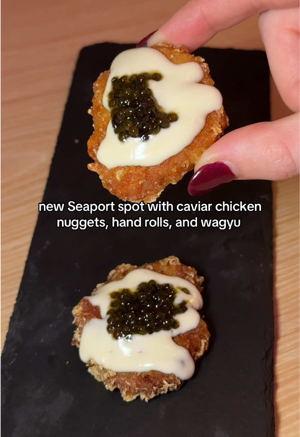 📍 Mai in Seaport! French inspired Japanese Izakaya #boston #bostonfood #food #foodies #caviar #caviarchickennuggets #bostontok #bostontiktok #Foodie #foodietiktok #foodiesoftiktok 