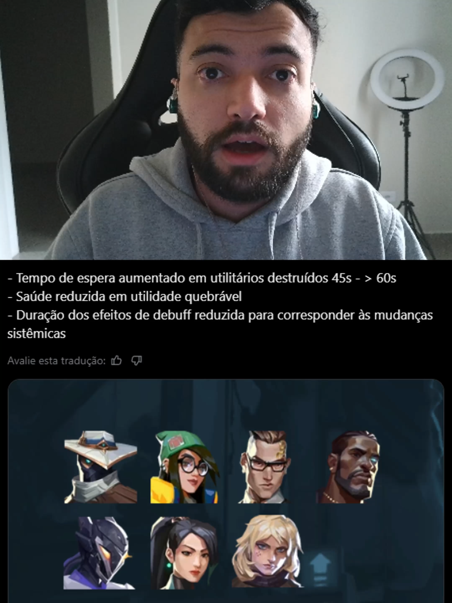 RIOT FICOU MALUCA GERAL NERFADO #valorantbrasil
