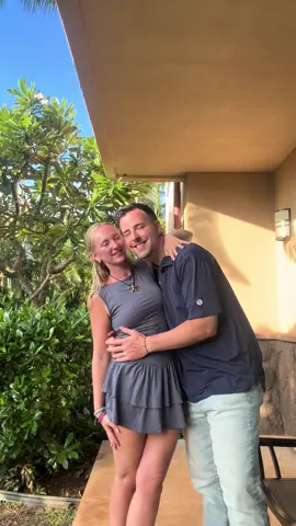 Yes, we matched on purpose 💙  Dress @Aritzia  #outfit #couple #honeymoon #husbandandwife #couplesoutfits 