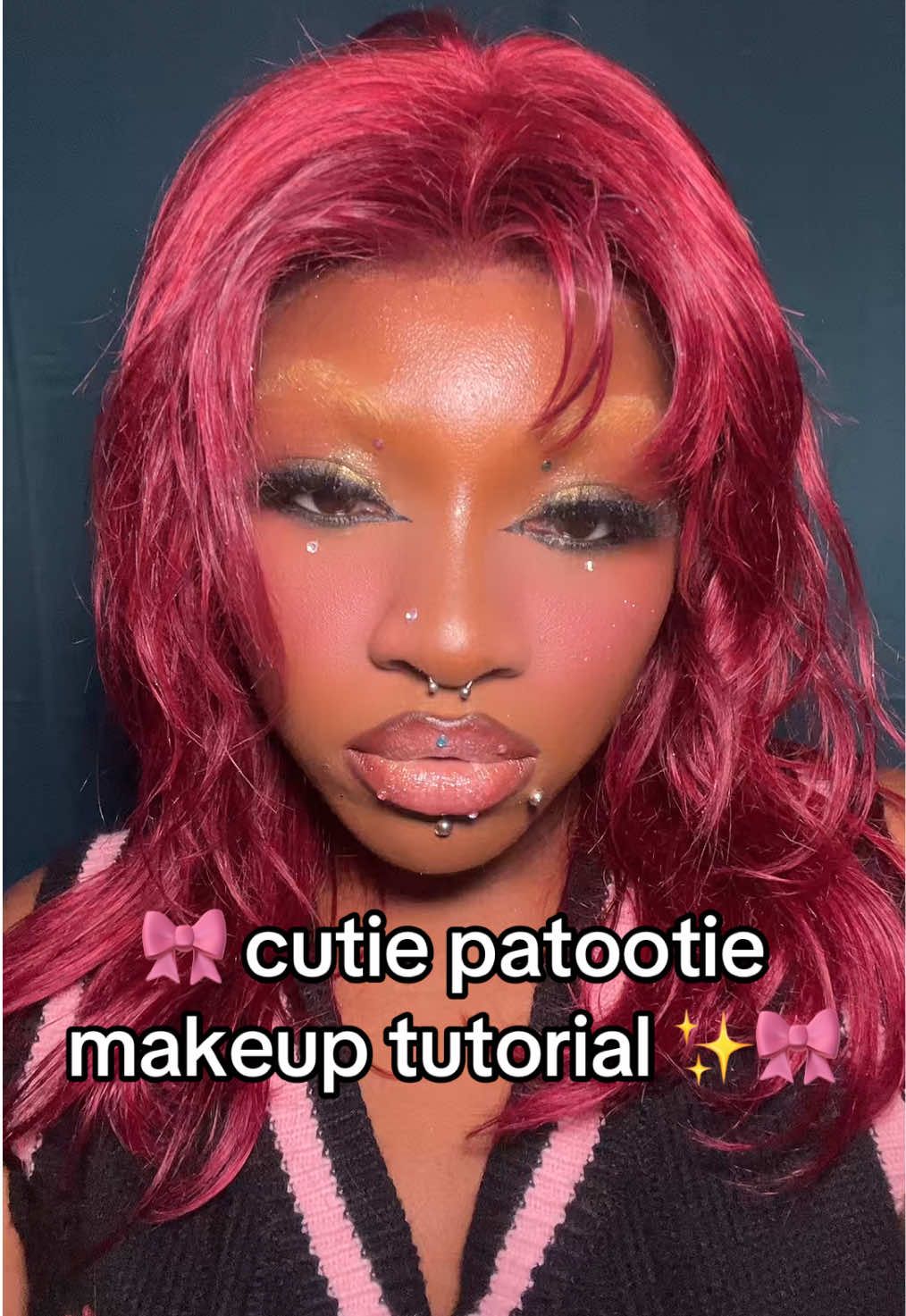 cutie patootie makeup tutorial ☆ Eyes ☆ @urbandecaycosmetics moondust eyeshadow ‘space cowboy’ @maccosmetics ‘I like to watch’ eyeshadow  @Lancôme hynose  drama mascara  ☆ Lips ☆   @Nicka K New York Official lip pencil ‘cocoa’ @M.A.C Cosmetics Store lipstick ‘faux’ ☆ Face ☆ @BLK OPL foundation stick  @Black Radiance artisan baked blush   @urban decay eshadow sticks ’top off’ @wetnwildbeauty loose setting powder ‘translucent’ @urbandecaycosmetics  hyaluronic acid all nighter setting spray ‘natural’ @Milani Cosmetics 2-1 conceal & perfect foundation  @loréal paris usa @L’Oréal Paris infallible setting mist spray  ☆ ☆ ☆ ☆ ☆ ☆ ☆ ☆ ☆ ☆  #fyp #makeuptutorial #sarahalyssa #grwmmakeup #altmakeup 