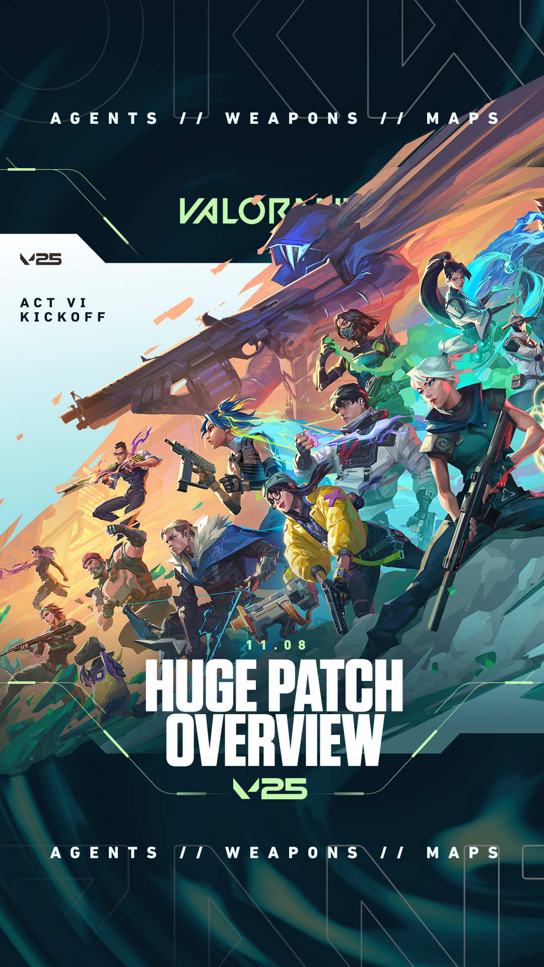 We're tuning abilities, maps, and weapons to keep #Valorant healthy for the long-term.