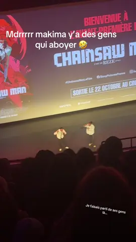 Mdrrrr Makima elle a trop de buzz, le film vous en avez pensé quoi il était incroyable poir moi !!! #chainsawmanreze #chainsawman #grandrex #Anime @Le Grand Rex 