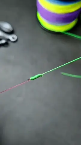 Fishing Node to make fluorocarbon leader