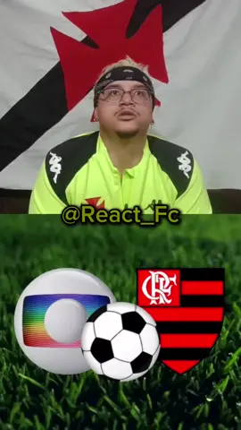 O vascaíno com ciúmes do Flamengo 😂😂 #react  #futebol  #brasileirao  #flamengo  #globo 