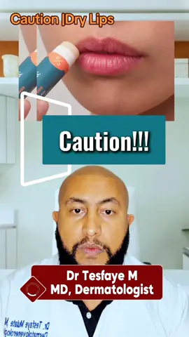 Caution!|Dry Lips|LipCare #fyp #dermatology #lip #drtesfayederma 