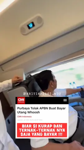 Biar Si Kurap, Si Luhut, Buzzer2 Serta Ternak-ternaknya Saja Bayar Utang Kereta Api Cepat!!!  #keretacepat #utang #jokowi #utangluarnegeri #jakarta   