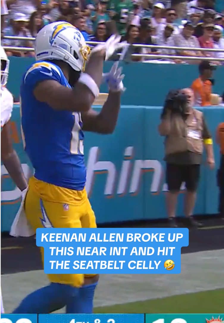 had to let the dbs know 🙅‍♂️ #keenanallen #losangeleschargers #nfl 