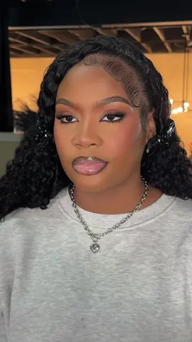 Her first time getting her makeup done & yall know I had to slay!😍 #atlmakeupartist #fyp 