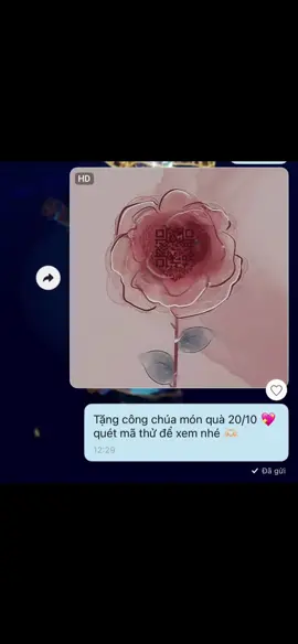 Tặng em bông hoa đẹp nhì, vì bông hoa đẹp nhất đã là chính em rồi 🌹 _____ Cách tạo QR trái tim - Cách tạo QR tình yêu - Cách tạo web quà tặng - qr sinh nhật - tạo quà kỉ niệm qr - quà 20/10 qr code #tokitokilove #qrtinhyeu #quatangnguoiyeu #quatangkiniem #quatangsinhnhat 