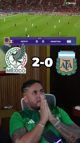 México vs Argentina reacción