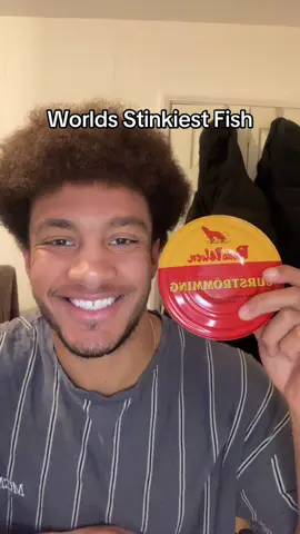 Worlds stinkiest fish surströmming challenge #davstaar #fyp #surströmming #foodchallenge #foodreview 
