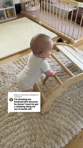Replying to @Christine Malsbury it’s great for practicing balance and my almost 4 yr old loves to turn it upside down and rock in it! great for all ages really! 🫶🏻 Linked in my bio!
