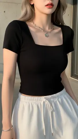 Atasan Crop Wanita Pufie 