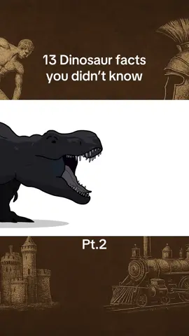 Dinosaurs facts you though you knew part 2.#fypシ #dinosaur #dinofacts #trex #factsyoudidntknow 
