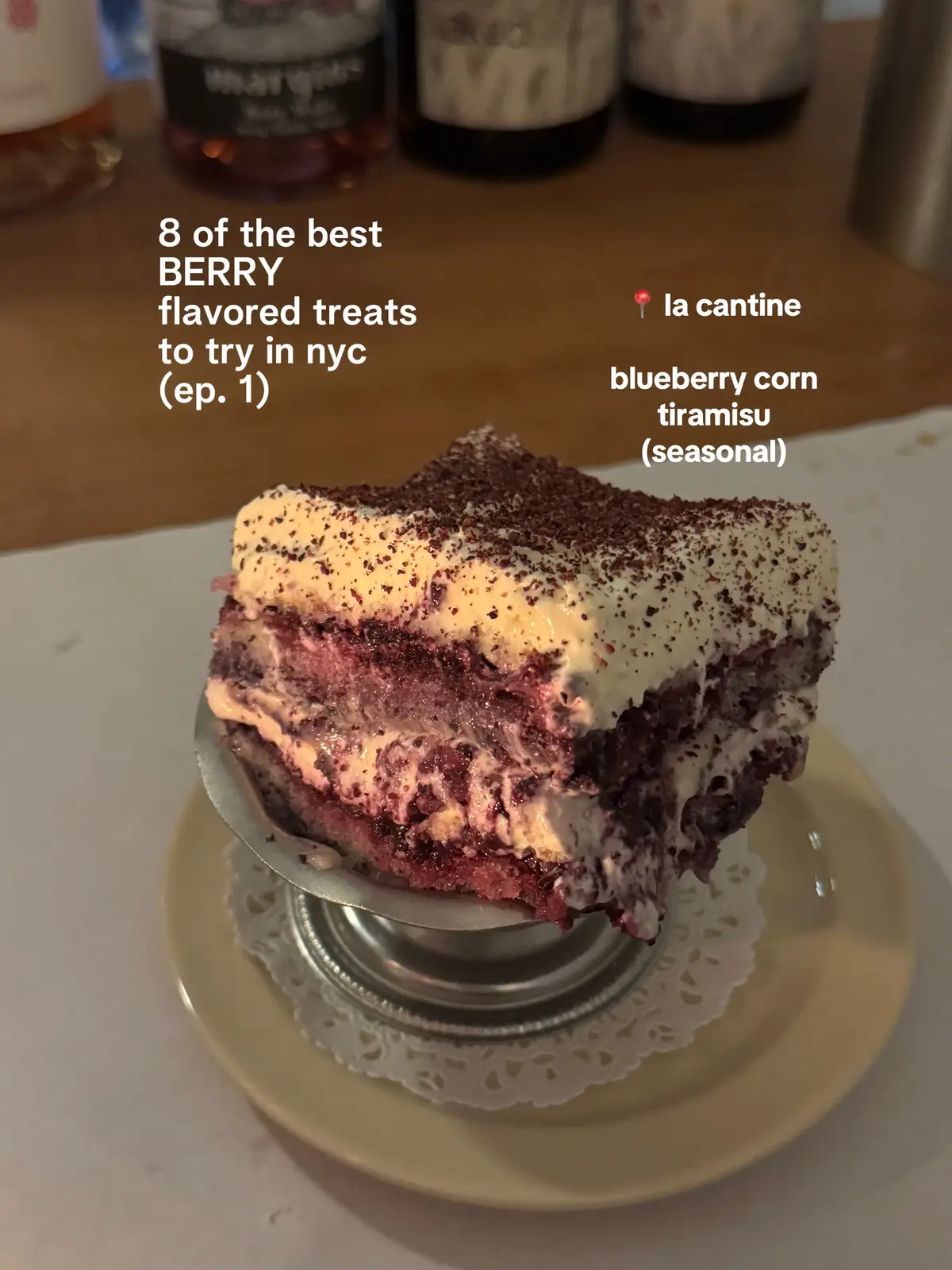 👇 ifl berries are the unsung heroes behind a lot of incredible pastries in nyc! if you love berries like me… these are THE most fun twists on berry-flavored things i’ve found in nyc!  🫐 follow along @tofueeats for ep. 2! 📍 la cantine - blueberry corn tiramisu 📍 red gate bakery - blackberry hot honey cornbread layer cake 📍 @simplynoms.ny on ig (home bakery) - blueberry earl grey croissant sourdough 📍 momoya soho - strawberry lychee guava parfait 📍 hani’s bakery - PB&J layer cake 📍 miolin bakery - strawberry croissant 📍 @thebougette on ig (home bakery) - blackberry basque cheesecake 📍 mary o’s irish soda bread shop - irish soda bread with blackberry jam (SO moist) what flavor should i do next! lots more nyc roundups already on my page :) lmk what i missed, EP. 2 coming soon! ⚠️ make sure to save for the most creative berry flavored treats in nyc! #nycbakeries #nycroundup #nyccafe 