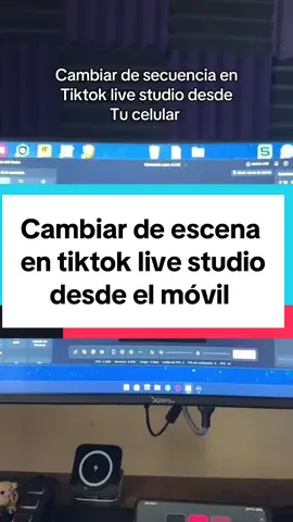 Cambiar de escena en tiktok live studio desde el móvil #streamerlife #streamer #tutorial #tiktoklivestudio #Viral 