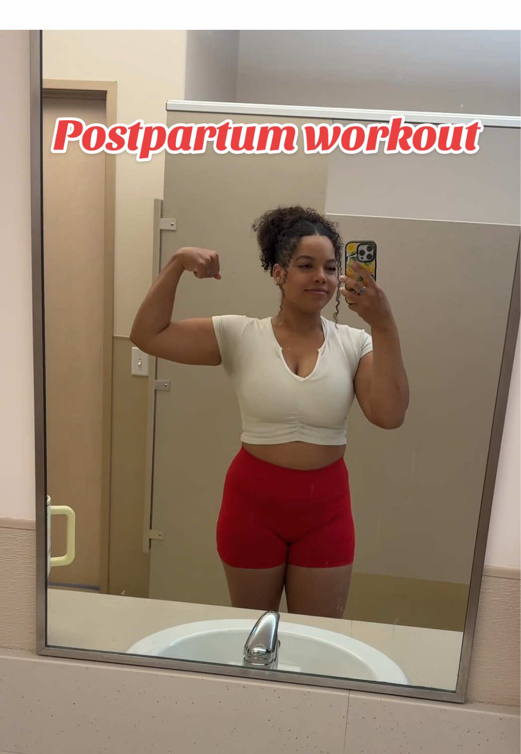 Gotta get that muscle back 💪🏽 #postpartumjourney #postpartumfitnessjourney #postpartumfitness #creatorsearchinsights 
