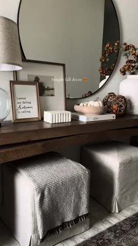 Simple fall decor this season  #simplefalldecor #homedecor #neutralhomedecor #modernorganic #cozyathome 