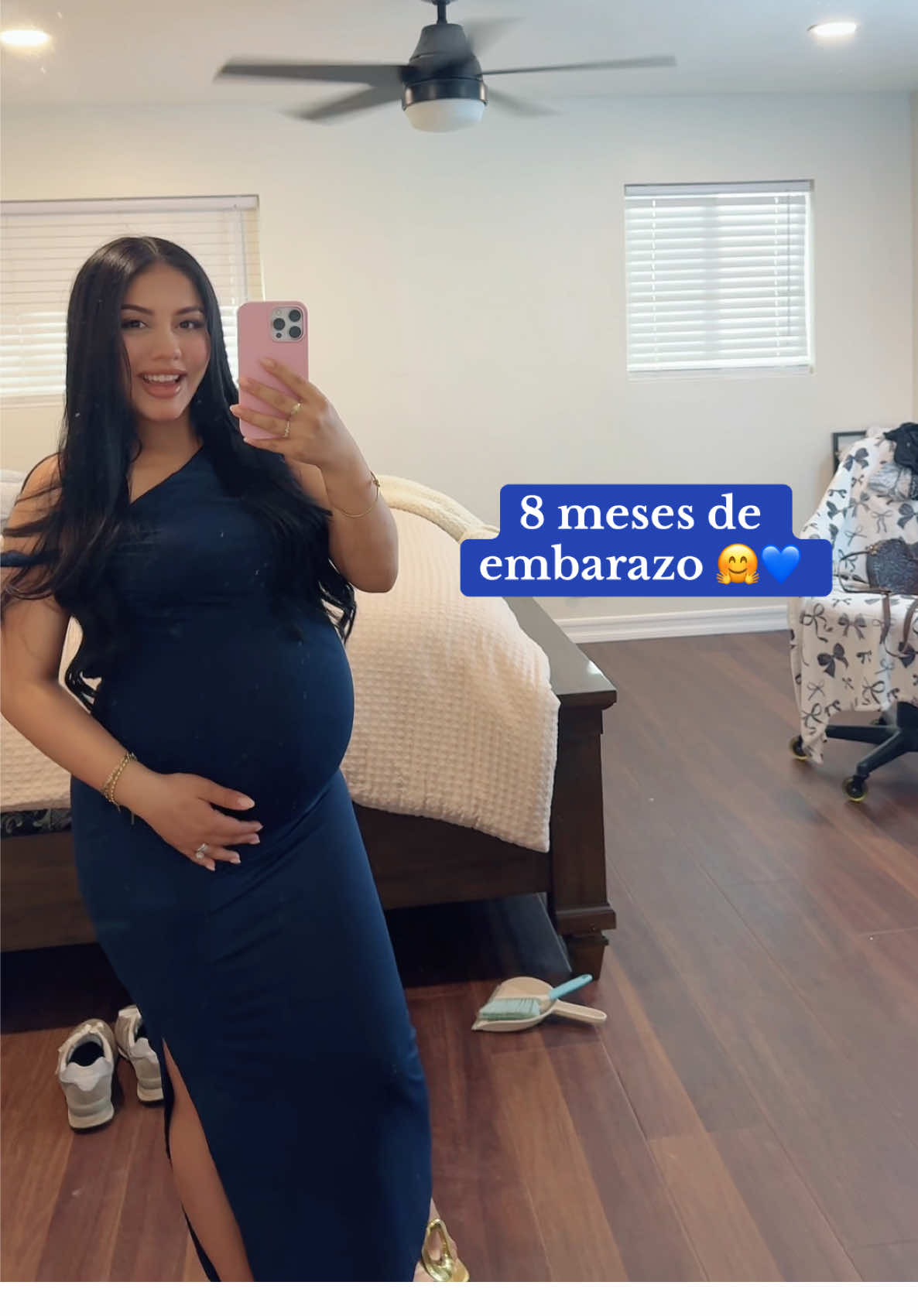 Amo mi barriguita 💙 ya casi llega nuestra bendi👶🏻