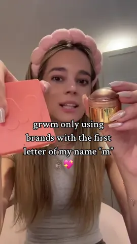 grwm only using brands with the first letter of my name  “M” 💖 #grwm #trending #viral #makeup #skincare @Murad Skincare @M·A·C Cosmetics Canada  @milkmakeup @makeupforever @makeupbymario @MERIT Beauty @Milani Cosmetics @Morphe Cosmetics 