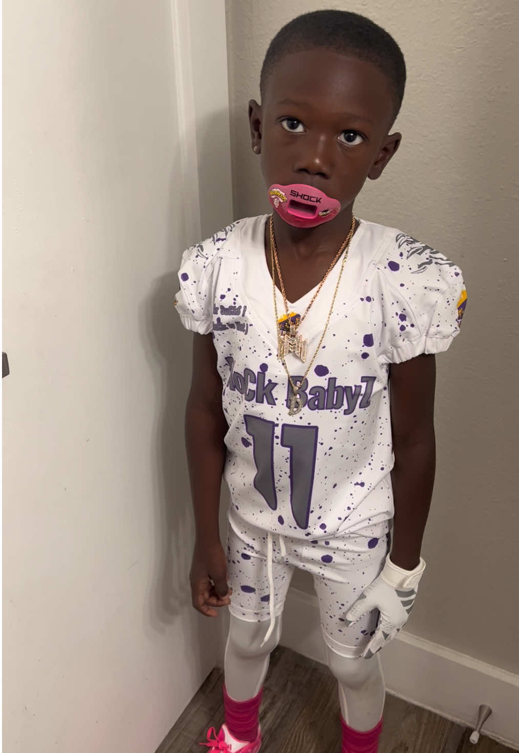 Get Ready with DaddyO for his football game , breast cancer edition ! #fyp #football #grwm  #OOTD #gameday 