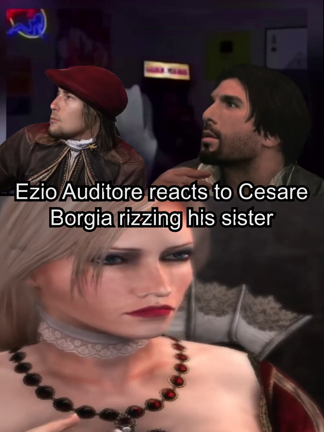 lore accurate #assassinscreed #ezioauditore #leonardodavinci #fyp #viral
