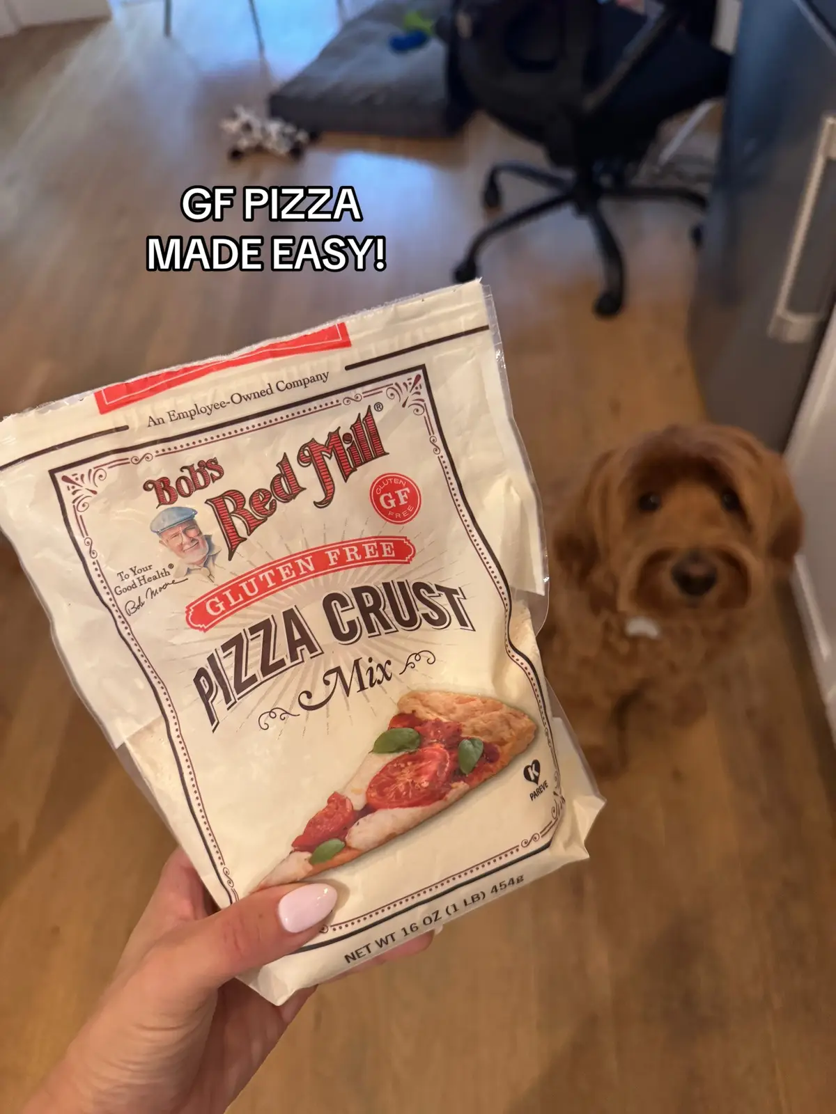 The perfect fall dinner at home! 🍕🍂 🍕 combine all ingredient at let dough rise (yeast packet included)  🍕 shape dough as you please  🍕 bake dough at 425 for 7 minutes  🍕 decorate with your fav toppings  🍕 bake at 425 for 15 minute or until golden brown 🍕 enjoy!  @@Bob’s Red Mill