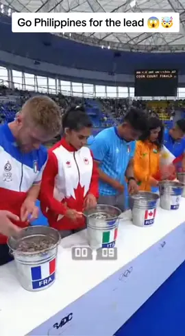 Philippines for the lead counting coins championships 😱🏆 #philippines #canada #coins #fyp #olympics 