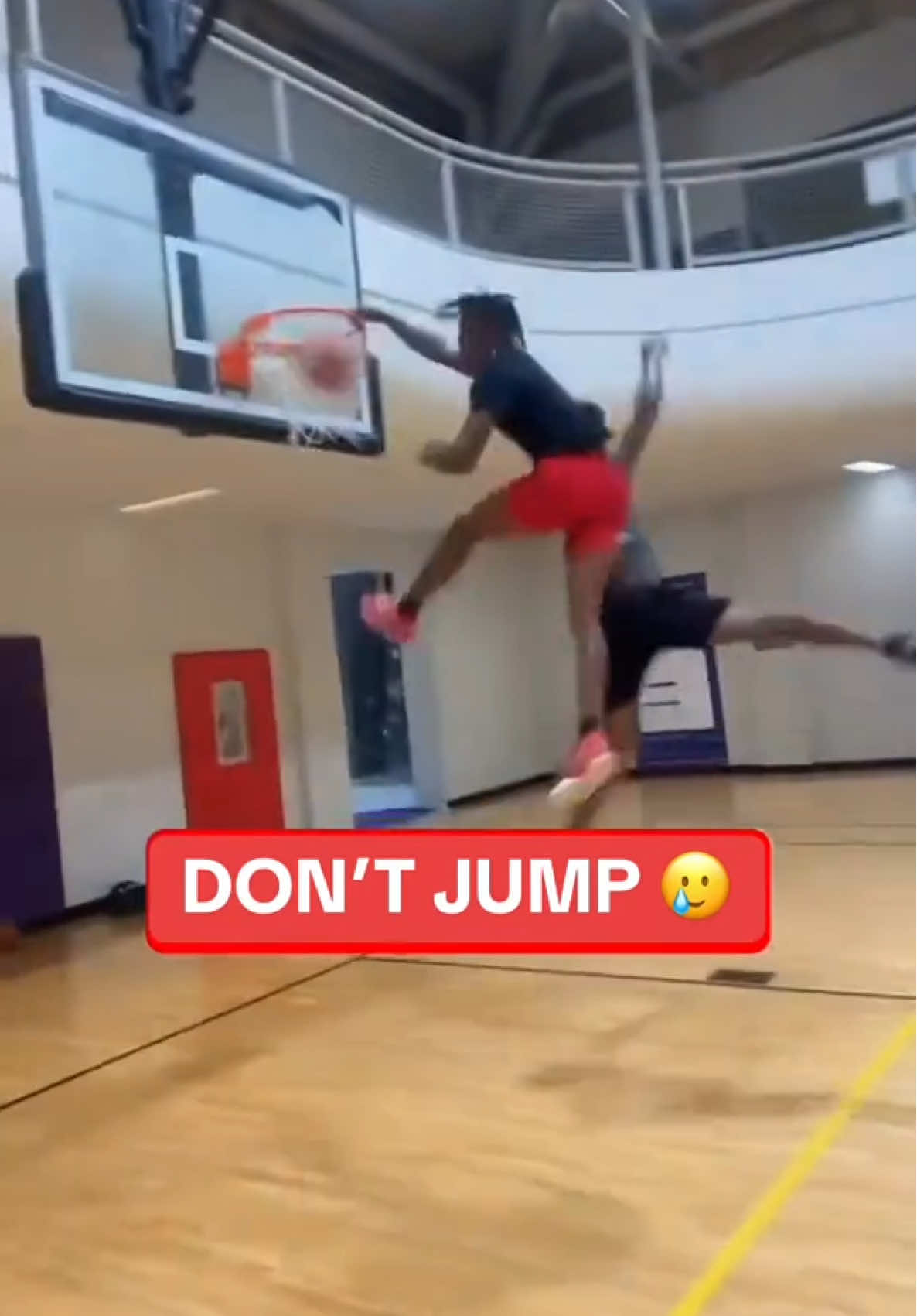 Bro has a 99 overall 💀 (@Trakhawk) #NBA #basketball #sports #fyp #dunk 