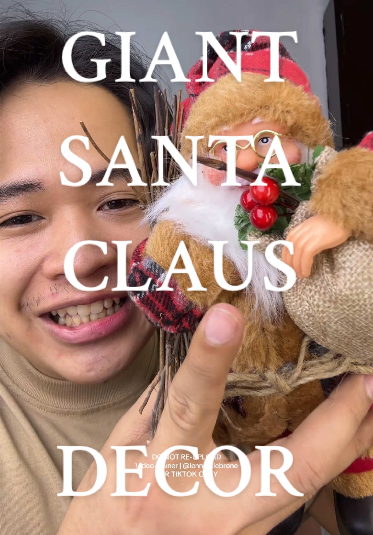 santa clause giant santa clause chrsitmas decoration christmas decorations big santa clause #santaclaus #christmasdecorations #christmasdecor 