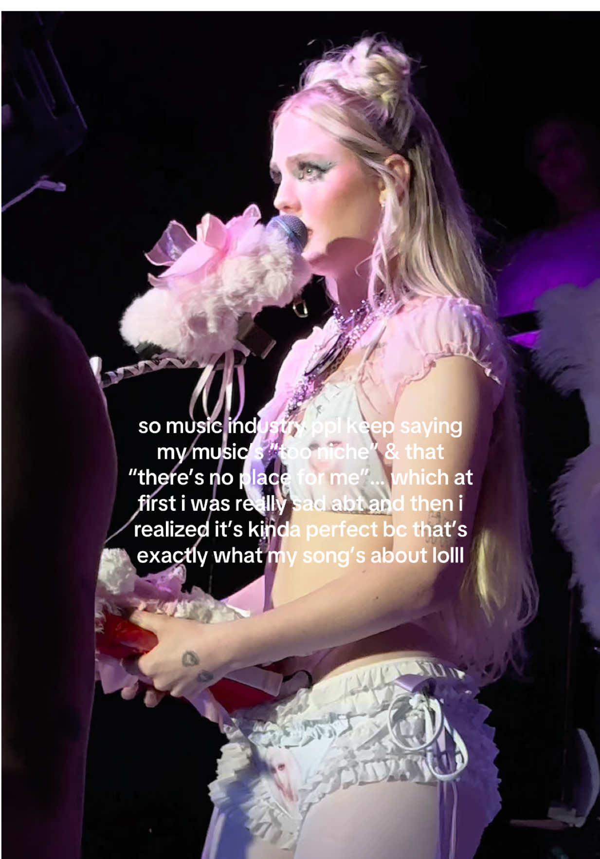 originally, I wrote this song about my experience growing up in school and then I realized that it’s such a full circle moment bc I still feel this navigating the music industry and life in my 20s. it’s so beautiful to be someone weird and different… to create something new!! i’m happy 🥹🎀🌈✨ #raegan #originalsong #theatrekid #newmusic 