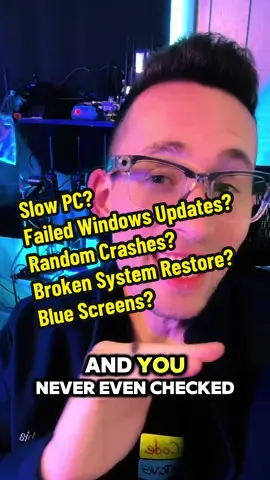 Your Windows PC Is Corrupt And You Never Even Checked... Here’s How to Fix It (The RIGHT Way!) ✅ I’ll show you how to fix Windows OS the RIGHT way using TWO powerful built-in tools: SFC (System File Checker) and DISM (Deployment Image Servicing and Management). These commands can repair corrupted system files, fix failed updates, stop crashes, and restore performance, all without reinstalling Windows or downloading sketchy software! ⚡️ Commands Used (Run in This Order): 1️⃣ sfc /scannow 👉 Scans and replaces any corrupted or missing system files automatically. 2️⃣ dism /online /cleanup-image /checkhealth 👉 Checks if the Windows image is damaged. 3️⃣ dism /online /cleanup-image /scanhealth 👉 Scans DEEPER for corruption in the image. 4️⃣ dism /online /cleanup-image /restorehealth 👉 Repairs and restores the Windows image so SFC can fully fix your system! ✅ Fixes: 👉 Corrupted or missing Windows system files 👉 Blue screens (BSODs) and random restarts 👉 Failed Windows updates or system errors 👉 Broken drivers or system instability 👉 Slow performance caused by file corruption #windows11 #windows10 #microsoft #techtips #techtok 