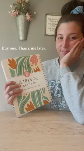 as a girlie who owns like 3 different bible in a year books, this one is by far my fav💗💗 #fyp #bible #bibleinayear #creatorsearchinsights #christiantiktok 