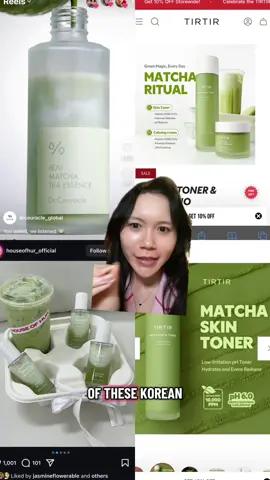 Matcha is the new trend?  #greenscreen #koreanskincare #kbeautyskincare  #newskincare #kbeauty  @House of Hur US @TIRTIR Inc. @Dr.Ceuracle Official  