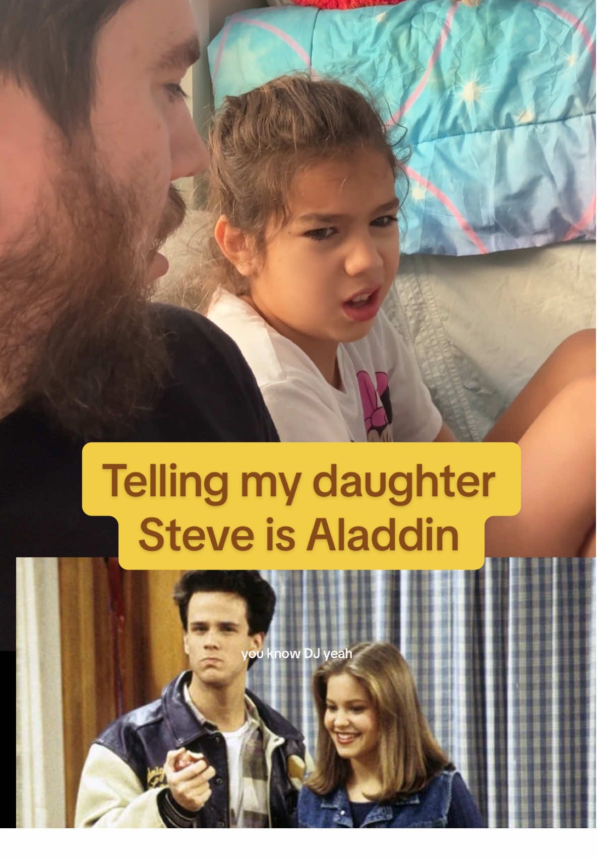 Replying to @Drea  She  wasn’t ready.. #fullhouse #fullerhouse #millennial #90skid #parentsoftiktok 