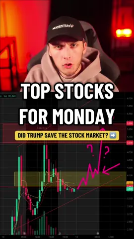 TOP 3 STOCKS FOR MONDAY 10/13/25 TRADING DAY If you aren’t watching these stocks tomorrow.. I don’t know what you’re doing. Want my full watchlist and to watch these trades in real-time? Claim your 7 day free trial!  What stocks are you looking to trade tomorrow?  #howtotrade #daytrading #investing #stockstowatch 