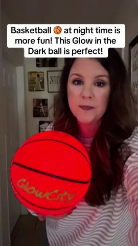This 🏀Glow in the Dark🏀 basketball is perfect for those sports lovers in your life! #basketball #glowinthedark #sportstiktok 