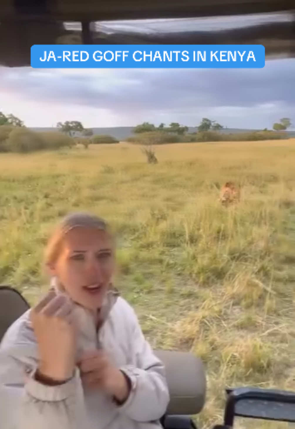 The best and most dangerous “JA-RED GOFF” chant ever performed (via IG/megan__bird) #detroitlions #onepride #nfl #football #kenya 