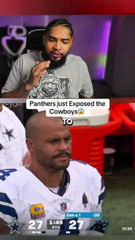 Panthers just Exposed the Cowboys😱  #nfl #steelers #browns 