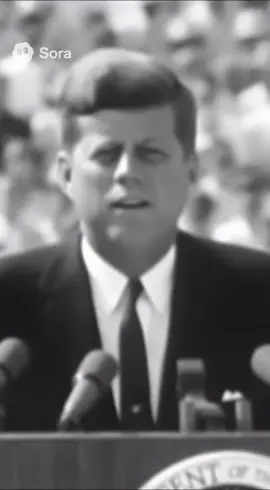 JFK address the Hog Cranker’s Union (HCU). October 10th, 1962. #History #fyp #meme #ai #sora2 