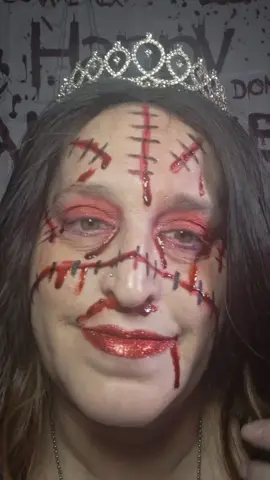 20th makeup look for 31 days @Glam, Glitter & Grit...  @M.Roan.Hatter™️  #halloweencrewoff  #HattersElite  #Halloweencrewchallenge 