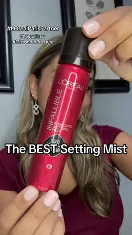 #LOrealParisPartner I’ve partnered with L'Oréal Paris to share my first impression of the new Infallible 3-Second Setting Mist! One spray = 36-hour wear 🔒✨ No white cast, no smudge, just flawless hold for face, eyes, and lips. #LOrealistar #MistUnderPressure  @loréal paris usa 